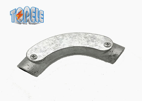 Curvatura da inspeção do ferro maleável do cotovelo da canalização 20mm 25mm do certificado BS4568 do Iso